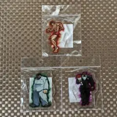 新品 範馬刃牙 アクリルキーホルダー 3종 세트