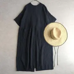 マカフィー　バックオープンシャツワンピース　チェック　トゥモローランド　シアーのサムネイル