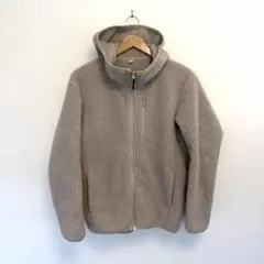 廃盤　防風ボアフリースパーカー　ベージュ　アイボリー　M