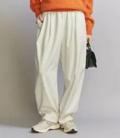 BEAUTY&YOUTH UNITEDARROWSBY ツイルタックワイドパンツ