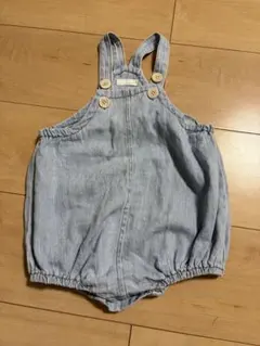 ベビー デニム ロンパース オーバーオール