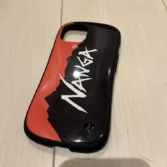 【美品】NANGA iPhone13用ハードケース 赤/黒
