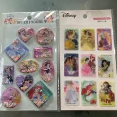 ディズニープリンセスウォーターシール&3Dシール