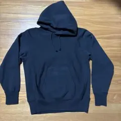 Champion 青タグ Reverse Weave ブラックパーカー L