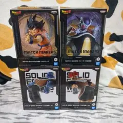 ドラゴンボールZ　孫悟空　フリーザ　バータ　リクーム　4体セット