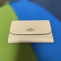 COACH 二つ折り財布 ベージュのサムネイル