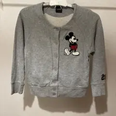 PLAZA ミッキー　スエット　カーディガン　S-M