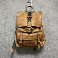 オールドコーチ　COACH レザー バックパック リュック ブラウンのサムネイル