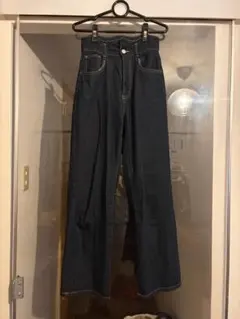 【3月末まで掲載！】【159cm女性着用】GRLダークブルーブーツカットデニムS