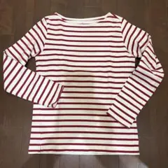 MUJI 無印良品　ストライプ 長袖　Tシャツ M ボーダー　カットソー