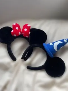 ミニーマウス＆ミッキーマウス カチューシャセット