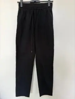 GU ドローストリング　イージーテーパードパンツ　黒　Mサイズ