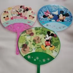 Disney うちわ 3枚セットのサムネイル