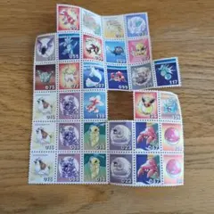 ポケモンスタンプ ゼニガメシート 1997年 小学5年生付録のサムネイル