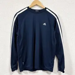 adidas 長袖 トレーニングシャツ ネイビー M アディダススポーツ メンズのサムネイル