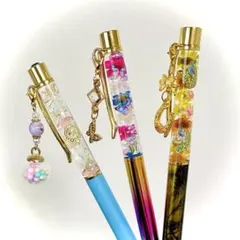 ハーバリウムボールペン　3本セット売り