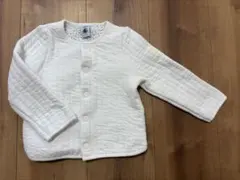 PETIT BATEAU ホワイトカーディガン 24m 86㎝