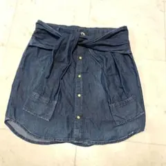 DIESEL ディーゼル シャツ巻き風ミニスカート デニムスカート 25のサムネイル