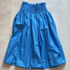 パウスカート　青色　ブルー　無地