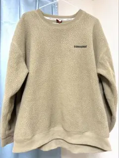 CONVERSE ボアトレーナー ベージュ