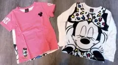 BABYDOLL ディズニー　ミニーマウス　Tシャツ　ロングTシャツ　2枚セット
