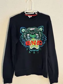 KENZO タイガー刺繍 スウェット ブラック XSのサムネイル