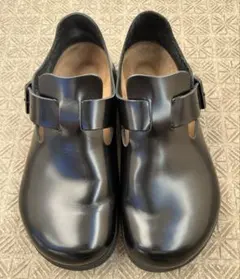 BIRKENSTOCK Boston ブラック 24cm レザー archive - メルカリ