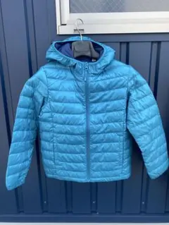 【UNIQLO】ライトダウンジャケット　ライトブルー　140サイズ
