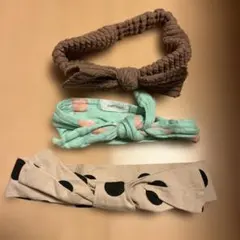 ヘアバンド 3点セット　ベビー用