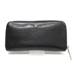 訳アリ 新品 未使用品 財布 長財布 Justin Davis ラウンド 本革