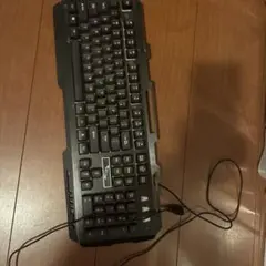 ゲーミングキーボード 本体 ブラック 有線