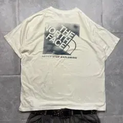 Y2K 00s THE NORTH FACE 短丈フェードTシャツストリート　L