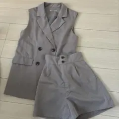 ベスト ショートパンツ セットアップ