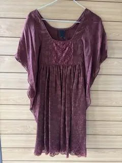 ANNA SUI チュニック シルク　レース装飾のサムネイル