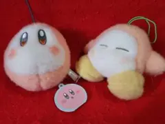 星のカービィ　ワドルディ　２種　ぬいぐるみ　マスコット　ストラップ