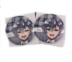 カラフルピーチ　ヒロ2個セット　パラぴち2025缶バッジ