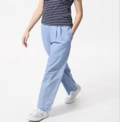 ユニクロ GIRLSタックワイドパンツ 新品未使用