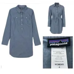 【 一度着用 】Patagonia シャツワンピ ウィメンズ シャツワンピースのサムネイル