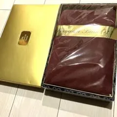 プレミアムブランケット ワインレッド　約110cm×80cm