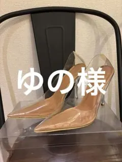 クリアハイヒールパンプス Mサイズ　yello