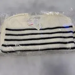 ロゴスディズ　しまむら ボーダーニット