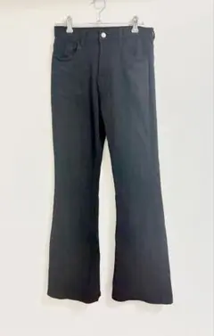SHEIN フレアパンツ デニム ブラック M