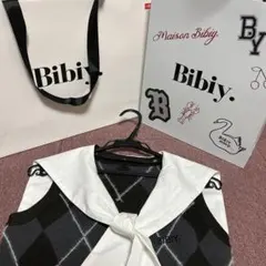 BIBIY. SAILOR V BEST ベスト　セーラーノースリーブニット BIBIY. SAILOR V BEST ベスト セーラーノースリーブニット - メルカリ