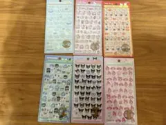 【正規品】サンリオボンボンドロップシールミニ6枚セット