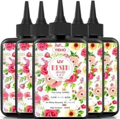 UV レジン液大容量 500g 速硬化 透明 レジン初心者向け ハンドメイド