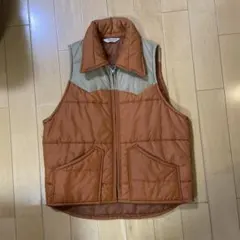 新品タグ付】AMBUSH キモノ 中綿ベスト オレンジ 定価5.5万 サイズ3