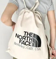 【新品*クリーム】THE NORTH FACE 巾着リュック