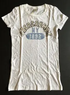 00s未使用◆アバクロ Tシャツ GIRLS XL ホワイト Y2K ストックのサムネイル