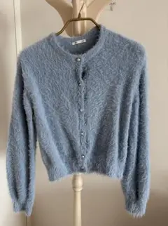 GU 水色 カーディガン Lサイズ
