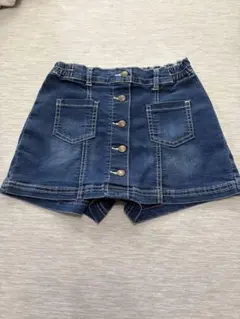 デニム キュロットスカート 150サイズ